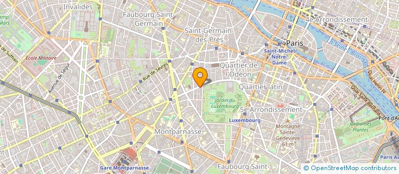 localisation de l'entreprise IND. COLOMBY REP SARL CABINET   VOILLEMO  PARIS