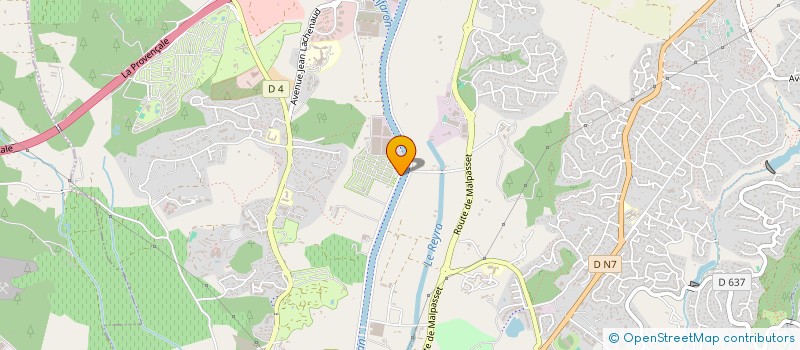 localisation de l'entreprise IND COTRET FUGIER  FREJUS