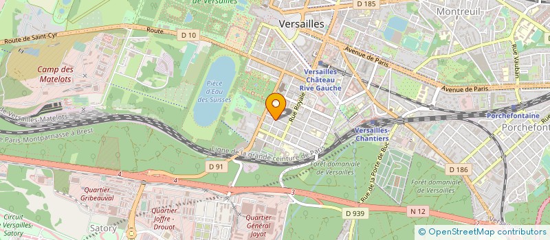 localisation de l'entreprise IND COTTIN REP PAR GUY D        AMONVILL à VERSAILLES
