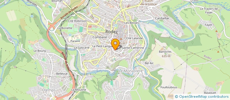 localisation de l'entreprise IND COUDERC J.P.ET CHIAMA STEPHANE  RODEZ