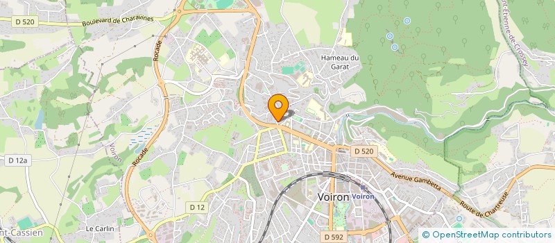 localisation de l'entreprise IND COULOUVRAT-GIRARD à VOIRON