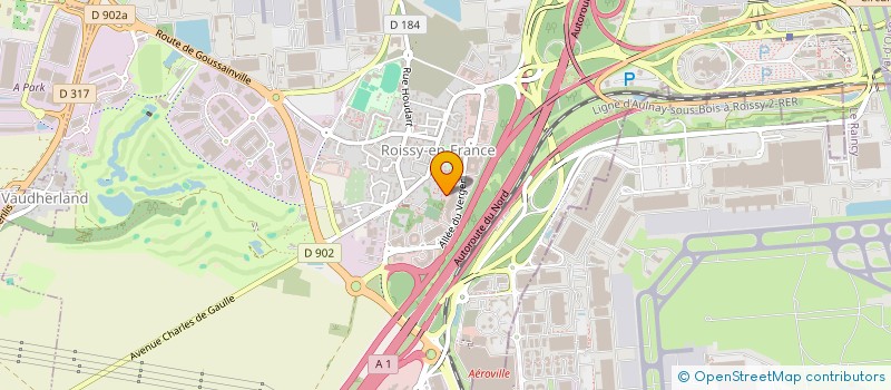 localisation de l'entreprise IND CROMBET LAURENT & KAMMERER MARTINE  ROISSY-EN-FRANCE