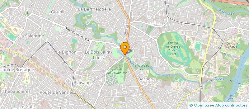 localisation de l'entreprise IND DANIEL JJ - BRIAND M à ORVAULT