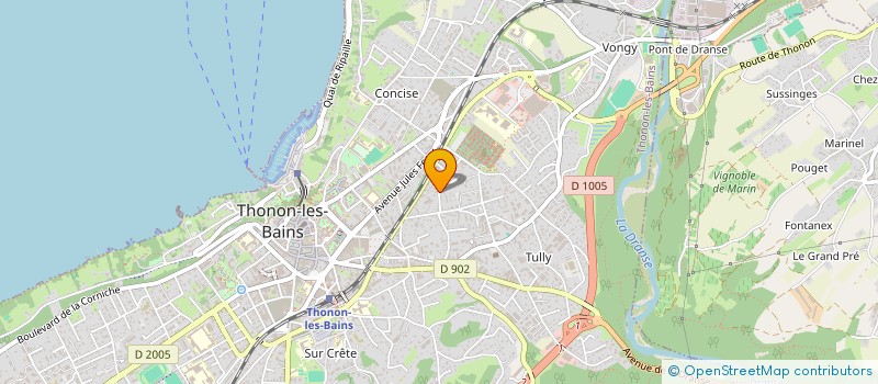 localisation de l'entreprise IND DAY - COURTIAL à THONON-LES-BAINS