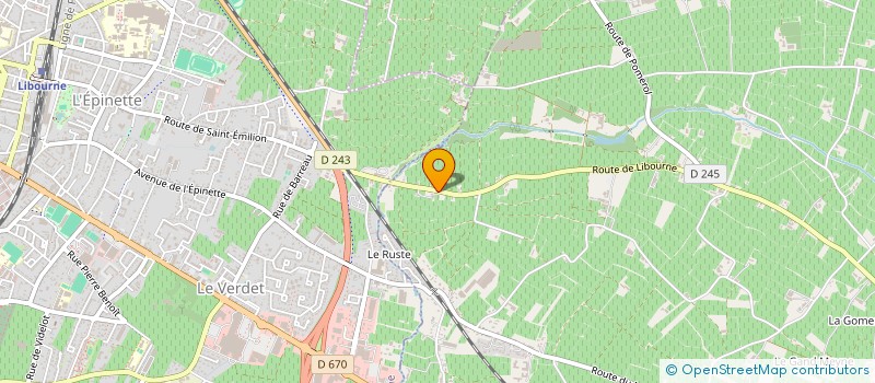 localisation de l'entreprise IND DE CONINCK CHANTAL LOUIS FRANCOIS  SAINT-EMILION