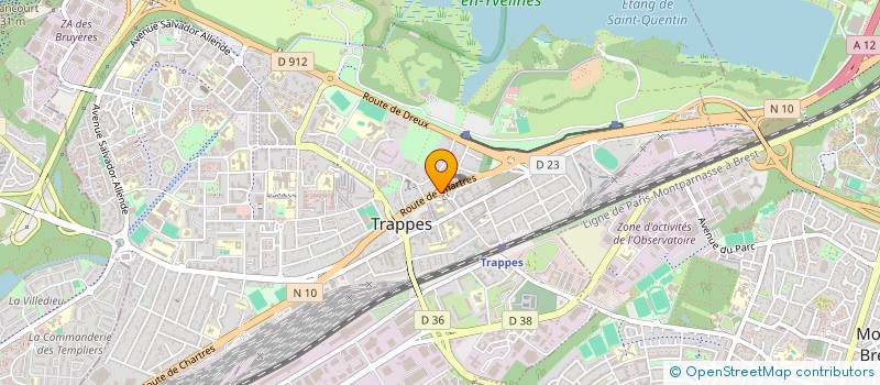 localisation de l'entreprise IND DEBBOUZE ABDERHAMANE DEBBOUZE MOUSSA  TRAPPES