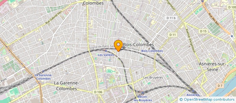 localisation de l'entreprise IND DEGRYSE CHEDAL-ANGLAY à BOIS-COLOMBES