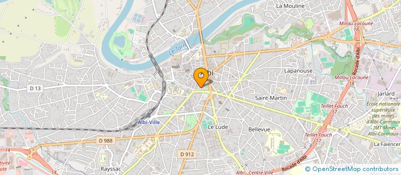 localisation de l'entreprise IND DELBAR DAMIEN ET JULIE à ALBI