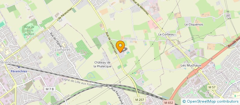 localisation de l'entreprise IND DONET BUSSY LEROUX REP PAR MME ST0V à VERLINGHEM
