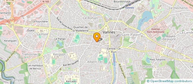 localisation de l'entreprise IND DU BOISBAUDRY ET THAIS à VANNES