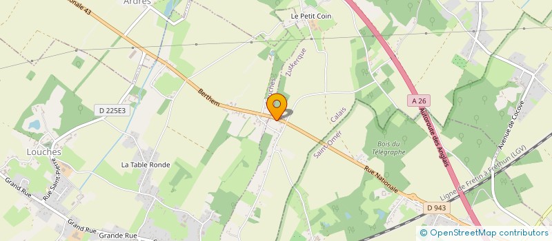 localisation de l'entreprise IND EECKOUTE  ZUTKERQUE