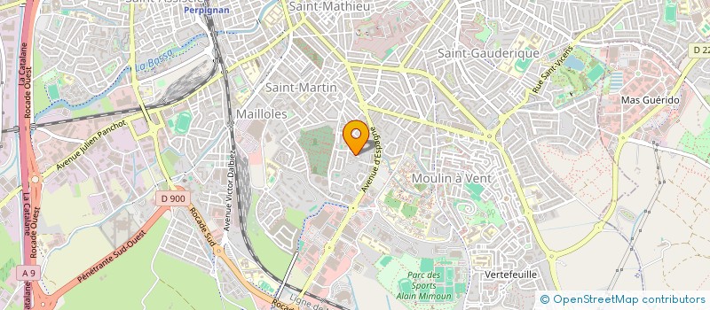 localisation de l'entreprise IND ELBAZ JOEL ET CAROLE  PERPIGNAN