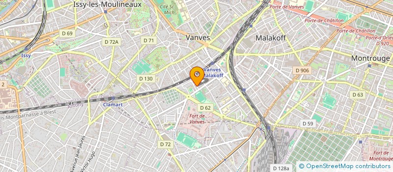 localisation de l'entreprise IND-ELECTRONIQUE à MALAKOFF