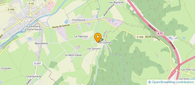 localisation de l'entreprise IND FERRANDON DON ET PAT  NADES