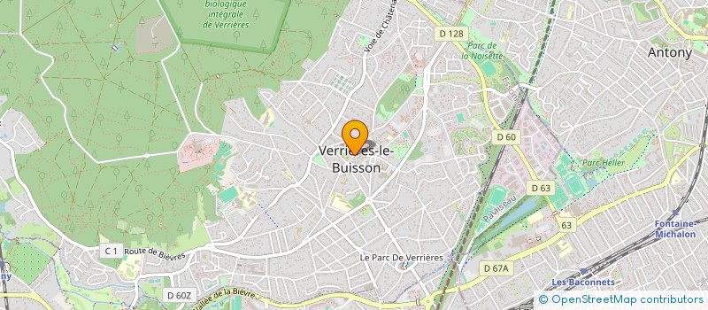 localisation de l'entreprise IND. FERRE REP PAR MME FOURNIER MADELEIN  VERRIERES-LE-BUISSON