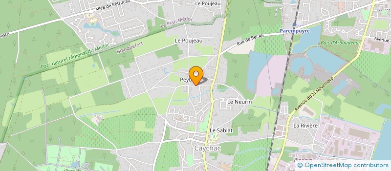 localisation de l'entreprise IND FILLION à BLANQUEFORT