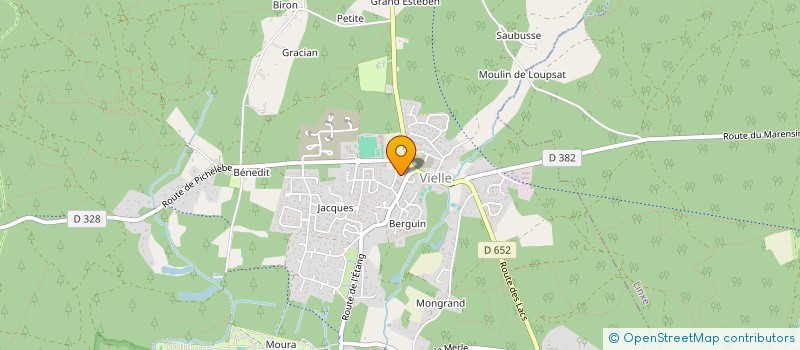 localisation de l'entreprise IND FOURNIER FRERES  VIELLE-SAINT-GIRONS