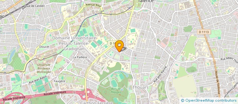 localisation de l'entreprise IND FOURTILLAN  TALENCE