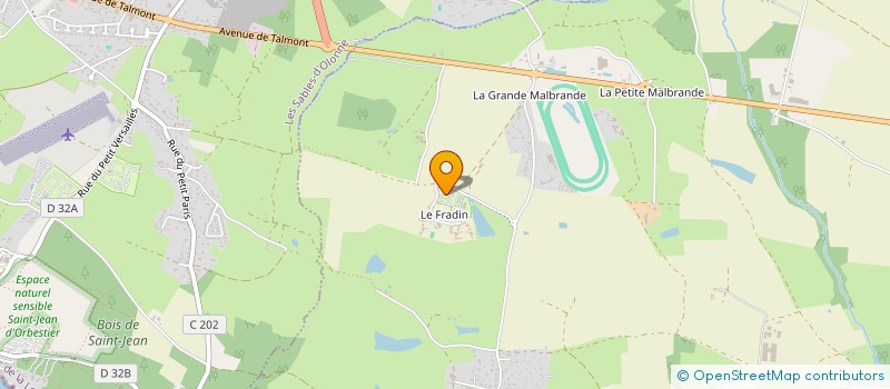 localisation de l'entreprise IND FROIDEVAL ET VIGNARDET à TALMONT-SAINT-HILAIRE