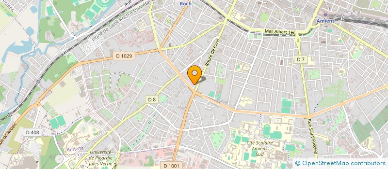 localisation de l'entreprise IND GARBE ANDRE  AMIENS