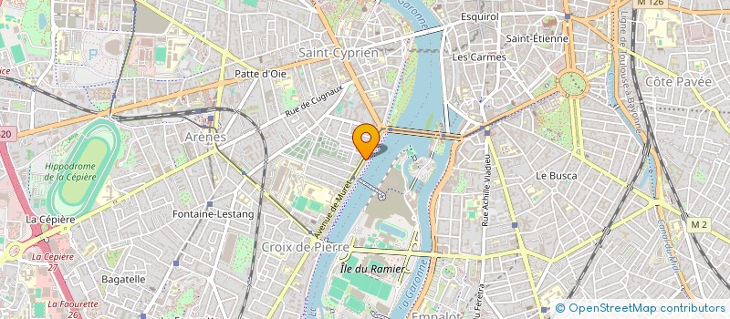 localisation de l'entreprise IND GARRIGUES - LARRIEU  TOULOUSE