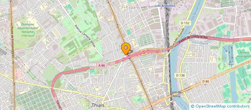 localisation de l'entreprise IND GEMMA ET PACITTI à THIAIS