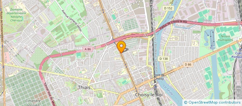 localisation de l'entreprise IND GILET ET DONAT REP PAR MME COTTE MA à CHOISY-LE-ROI