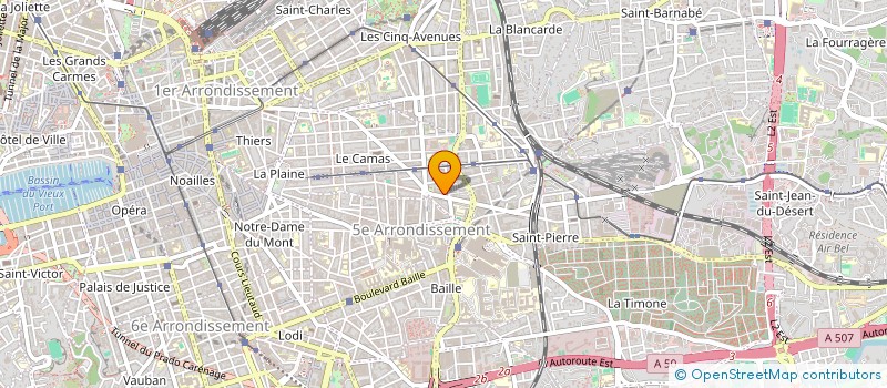 localisation de l'entreprise IND GILLES à MARSEILLE