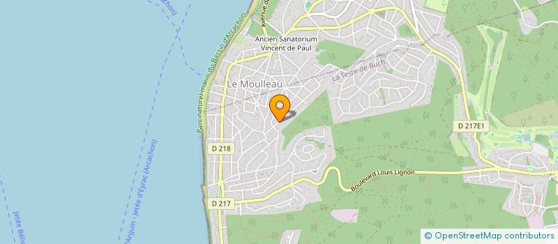 localisation de l'entreprise IND GISQUET BRUNO ET GERALDINE à LA TESTE-DE-BUCH