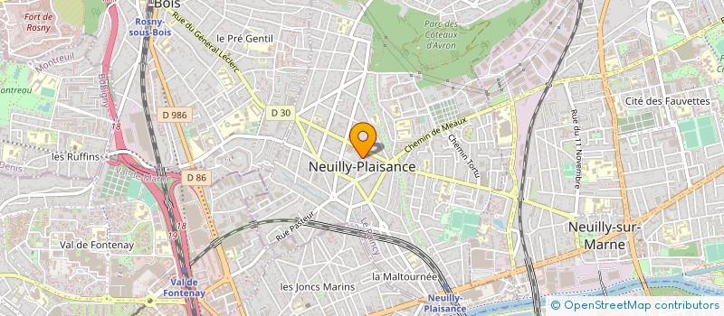 localisation de l'entreprise IND. GITTARD REP PAR MME PINTON  NEUILLY-PLAISANCE