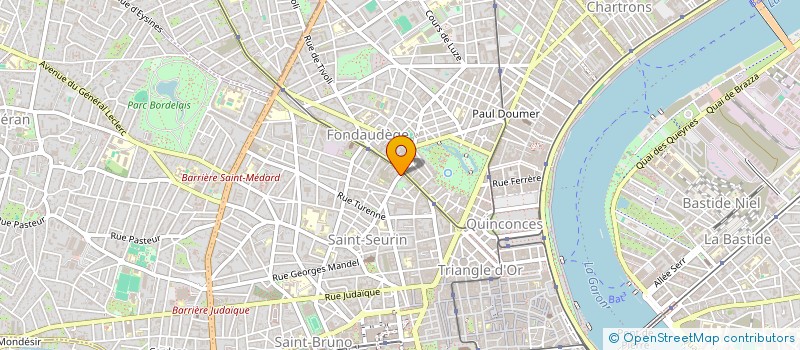 localisation de l'entreprise IND GLASER FAYET  BORDEAUX