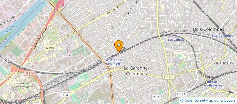 localisation de l'entreprise IND. GOURDON REP PAR SARL CIB à COLOMBES