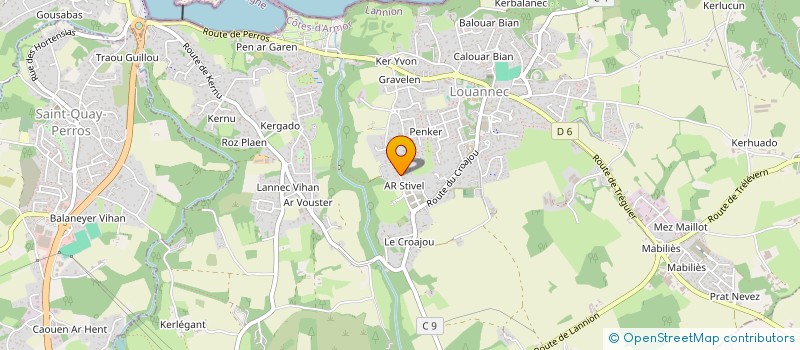 localisation de l'entreprise IND GOYARD DIDIER - YDEE CHANTAL  LOUANNEC