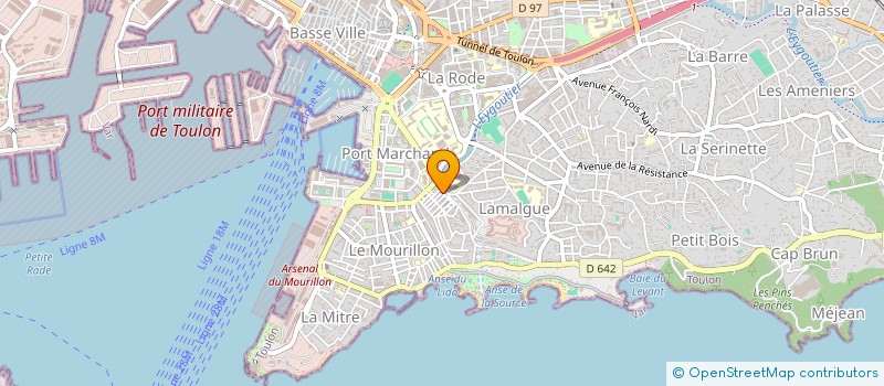 localisation de l'entreprise IND GRATACAP SILIPHAYVANH  TOULON