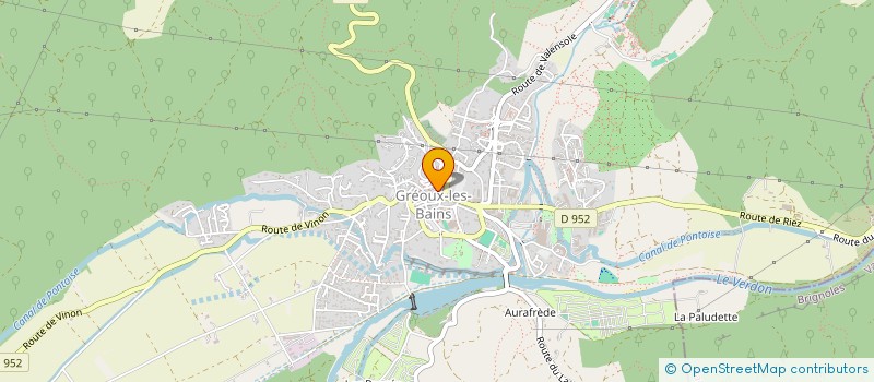 localisation de l'entreprise IND GREFF GUEGANIC à GREOUX-LES-BAINS
