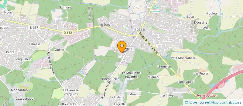 localisation de l'entreprise IND HAIR  TOSSE