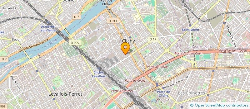 localisation de l'entreprise IND HOLY ET OLINKA à CLICHY