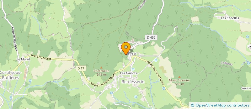 localisation de l'entreprise IND ISABELLE RICHARD ET FRANCOIS  BONNEVIALLE  BERGESSERIN