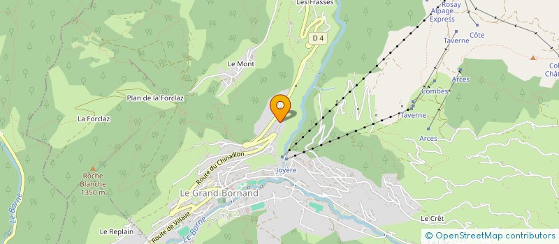 localisation de l'entreprise IND JOHN IAN ET ANITA  LE GRAND-BORNAND