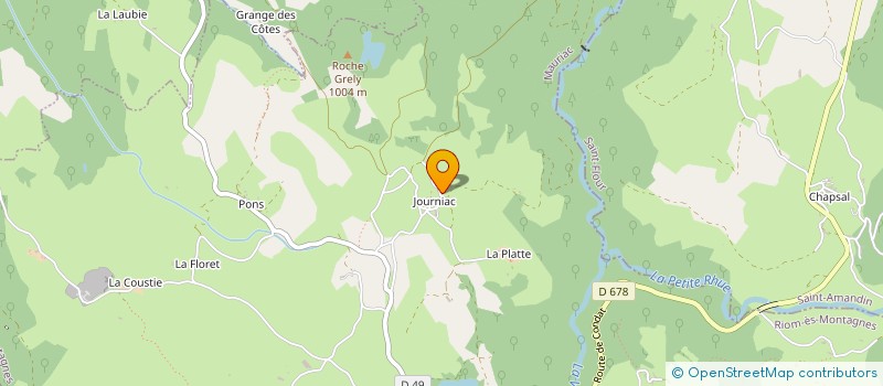 localisation de l'entreprise IND JUILLARD R- JUILLARD J PIERRE à SAINT-ETIENNE-DE-CHOMEIL
