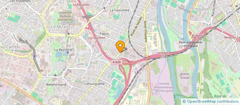 localisation de l'entreprise IND JULIEN-HECHT  TOULOUSE