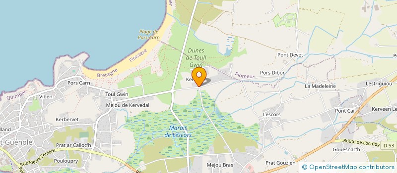 localisation de l'entreprise IND KAPTEIN PERON à PENMARCH