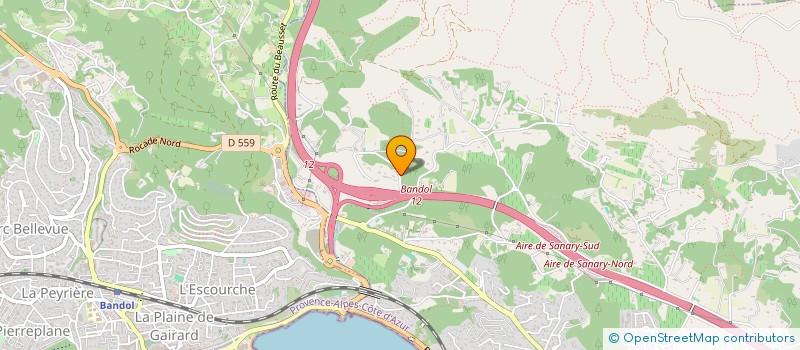 localisation de l'entreprise IND LA PINEDE à SANARY-SUR-MER