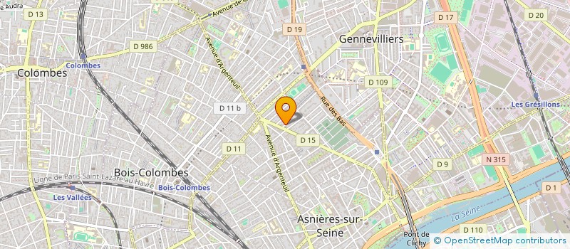 localisation de l'entreprise IND LE LIEPVRE ET GIROS  ASNIERES-SUR-SEINE