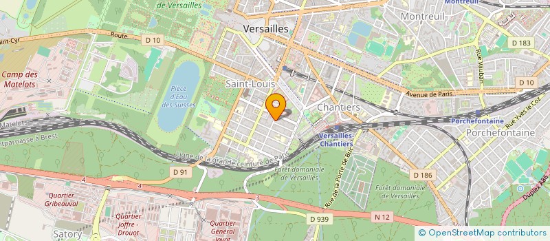 localisation de l'entreprise IND MAFFRE PETETIN à VERSAILLES
