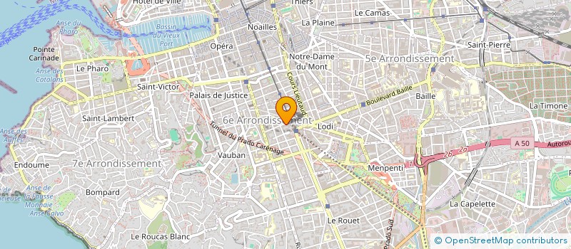 localisation de l'entreprise IND MANCINI - CHIARELLO  MARSEILLE