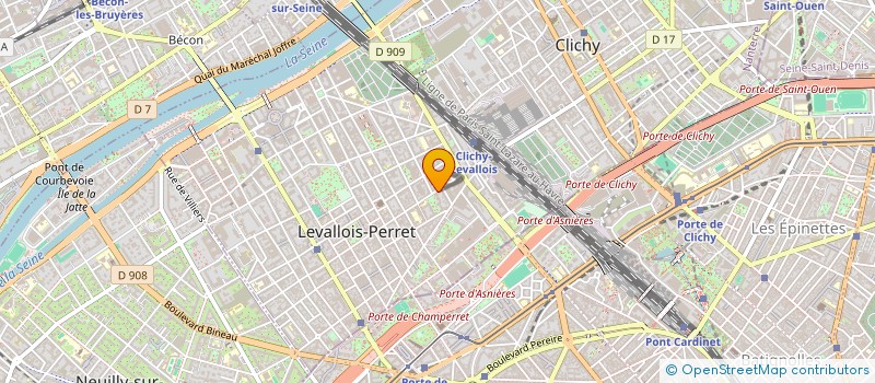 localisation de l'entreprise IND MARC FLORINO FRANCK LEGOUPIL à LEVALLOIS-PERRET