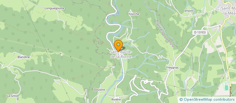 localisation de l'entreprise IND MARCATOS LE PAN à ARGENTAT-SUR-DORDOGNE