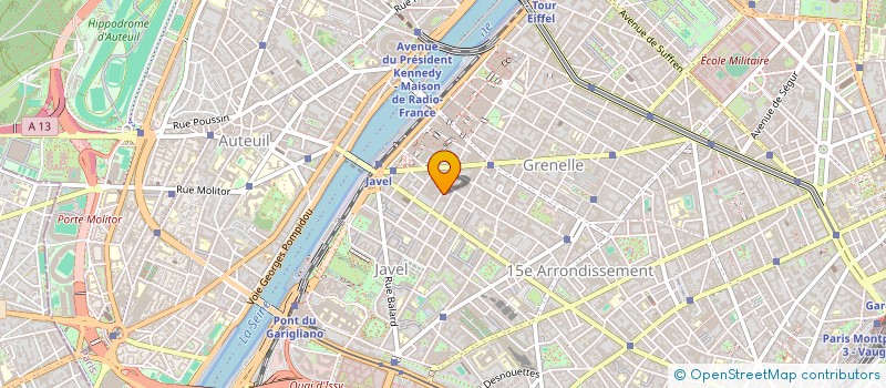 localisation de l'entreprise IND. MARCENAC PAULETTE GINESTY  ERIC  PARIS