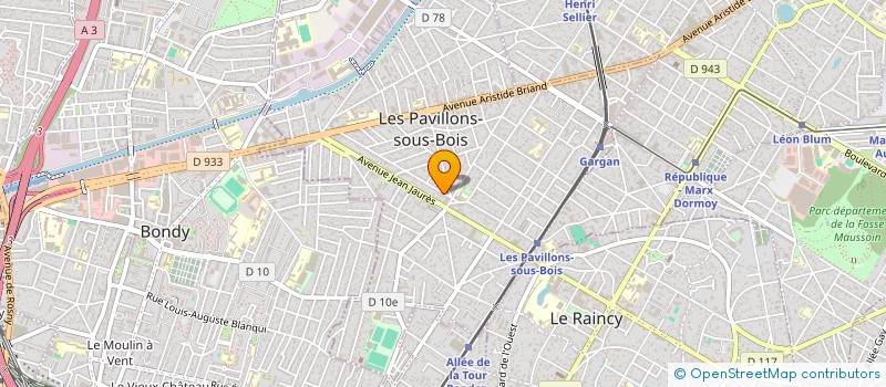 localisation de l'entreprise IND MARCHAND REP PAR SA CABINET A FERRIE à LES PAVILLONS-SOUS-BOIS